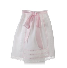 Faldón de cintura para bebé con pala de entredoses y pasacintas 