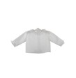 Camisa de ceremonia y bautizo para bebé con volante de encaje de Valencienne Camisa de ceremonia y bautizo para bebé con volante de encaje de Valencienne