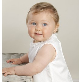 Vestido para bebé de lunares