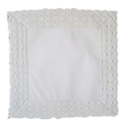 Pañuelo de bautizo rombos