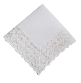 Pañuelo de bautizo rombos