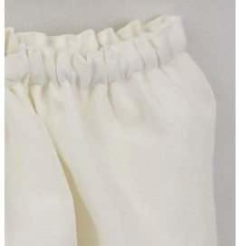 Braguita Lyon de Batista Organdizada Marfil